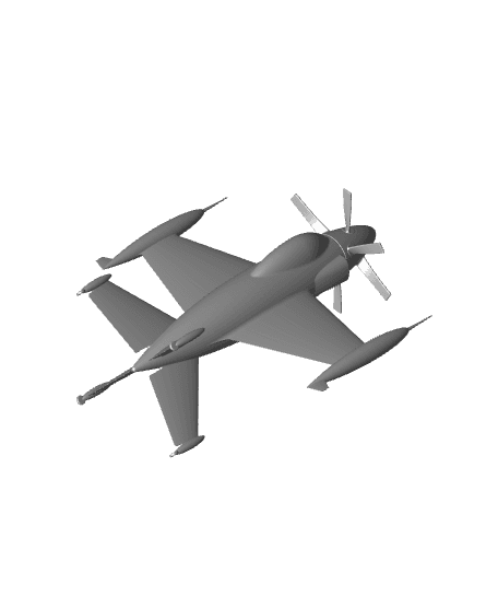 Lockheed XFV Model 3d model