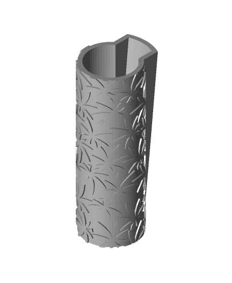 Weed Leaf Lighter Cases 3d model