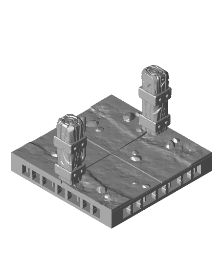 Town Streets Set 3d model