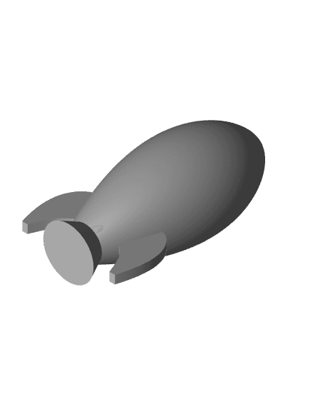 One Piece Rocket 3d model