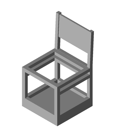 Chair pen holder  3d model