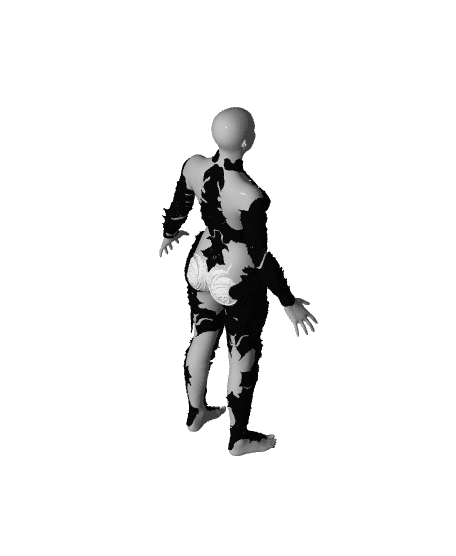 ORIN THE RED BHAALS SLIM FANTASY OUTFIT BALDURS GATE 3 3d model