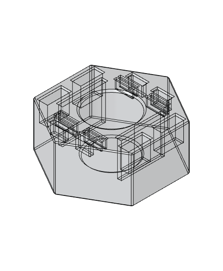 USB, SD card and pen organizer 3d model