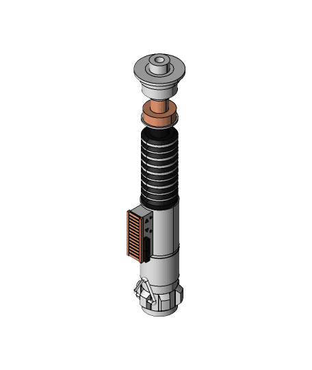 Luke Skywalker Lightsaber #FranklyBuilt 3d model