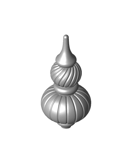 Christmas cone ornament 3d model