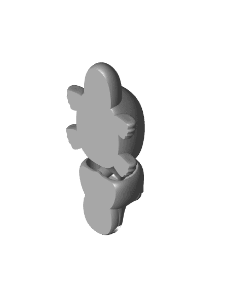 Platypus Single Joint Keychain 3d model