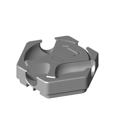 Hextraction Railroad Switch Tile 3d model