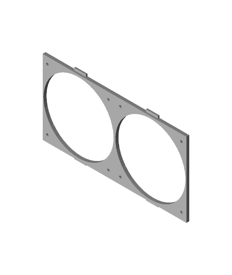 PowerMac G5 Fan holder 3d model