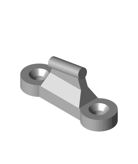 Caravan door latch 3d model