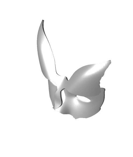 Butterfly Mask 3d model