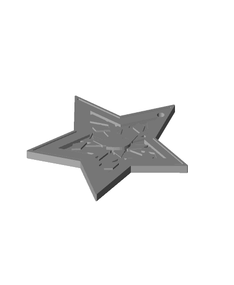 pezliz Star Decoration 3d model