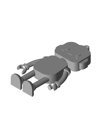 gubbins_robot_keyring.stl 3d model