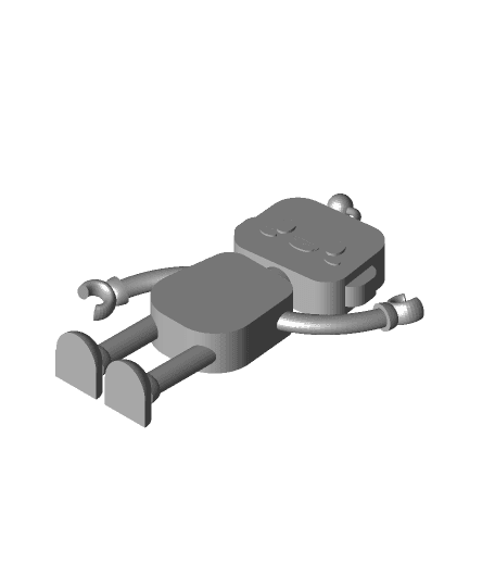 gubbins_robot_waving.stl 3d model