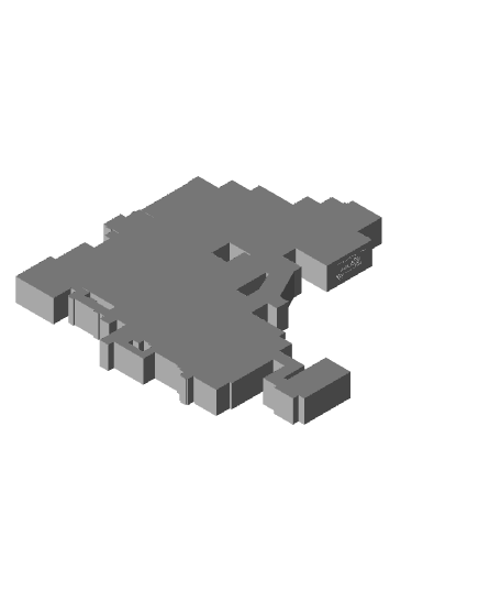 3D Printed Gaming Map - Inspired by "Inferno from Counter Strike" 3d model