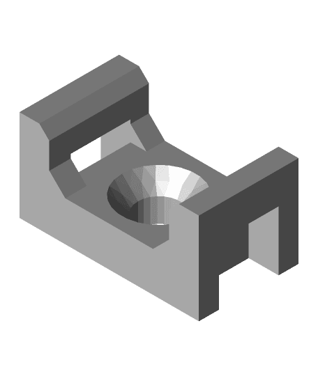 zip_tie_screw_holder 3d model