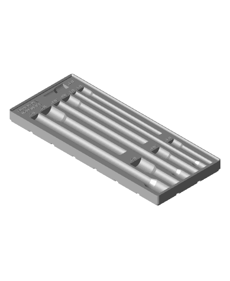 Gridfinity Craftsman Socket Extensions 3d model