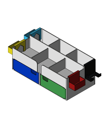 Desk Organizer IV 3d model