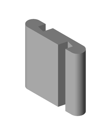 phone stand simple slot shape.stl 3d model