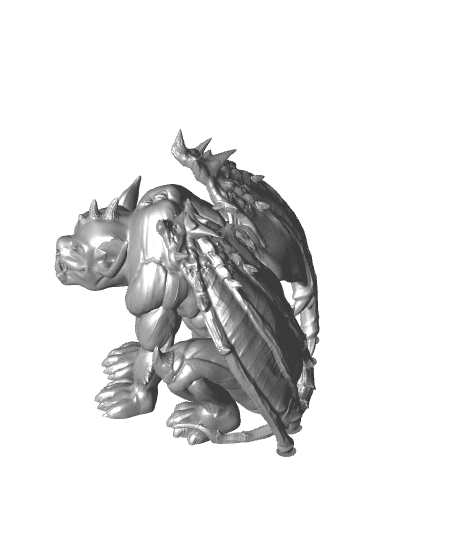 Gregor the Gargoyle Statue - Fable Creatures Collection 3d model