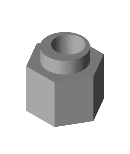 Eccentric spacer (10.75mm Length).stl 3d model