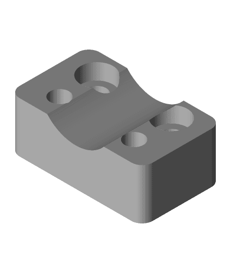 Phaetus Dragonfly BMS Hotend Adaptor for CR-10S Pro 3d model