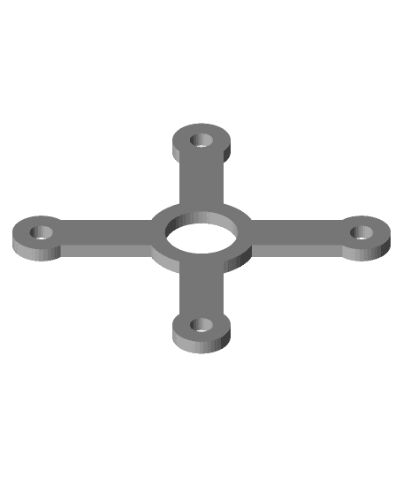 Spacers for NEMA17 steppers (back) 3d model