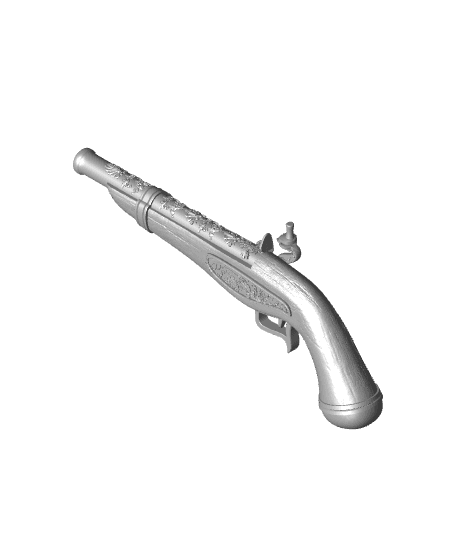 Prop Flintlock Pistol 3d model