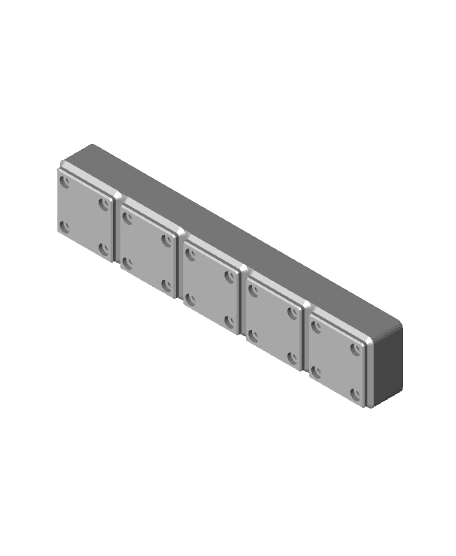 Gridfinity Pittsburgh pittsburgh 1/4 in. and 3/8 in. Drive Star/torx Bit Socket Set holder 3d model