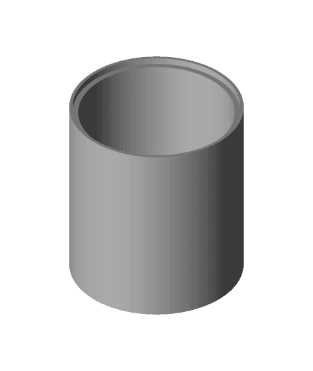 Q-tip container 3d model