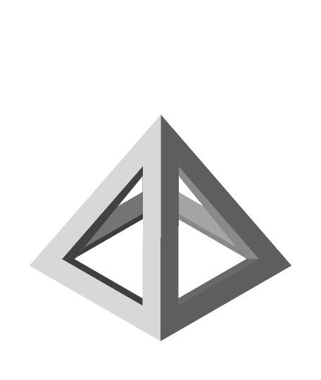 Stackable Painting Pyramid 3d model