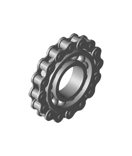 ball bearing and chain.stl 3d model