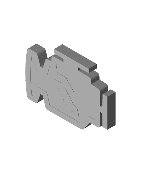 Check Engine Keychain 3d model