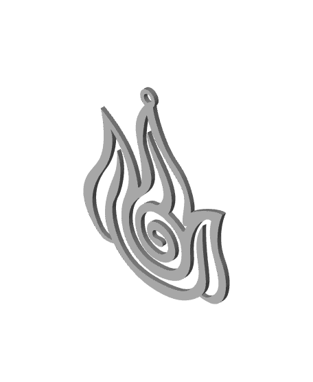 Avatar The Last Airbender Pendants/Earrings #FunctionalArt 3d model