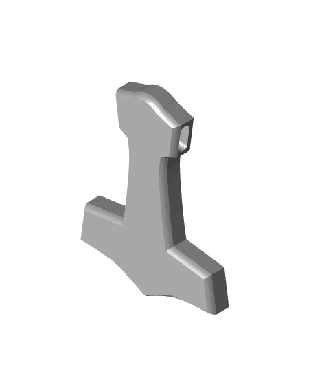 Thor's Hammer Amulet 3d model