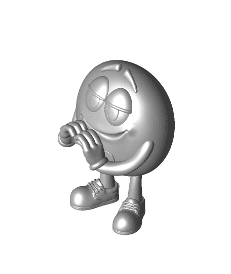 Red M&M -Spreading Love 3d model