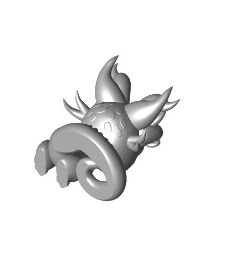 Sitting Dragon Dice Buddy 3d model