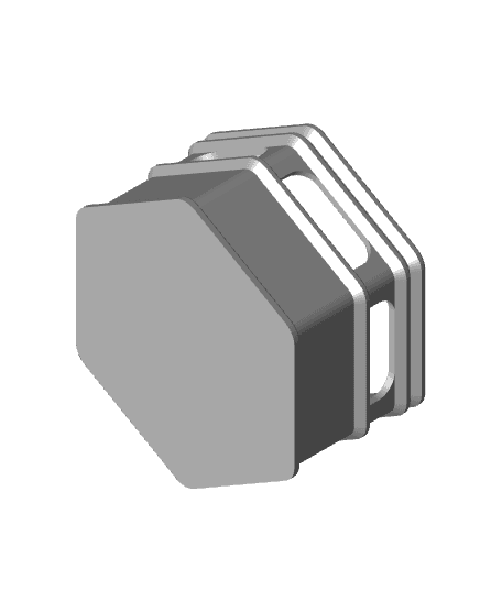 AA Battery Hexi Crate 3d model