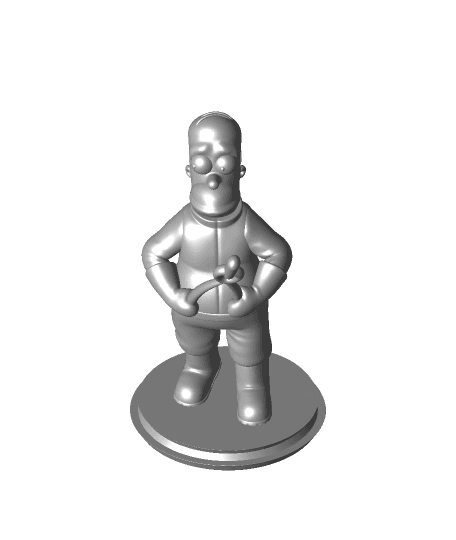 Radioactive Homer Simpson 3d model