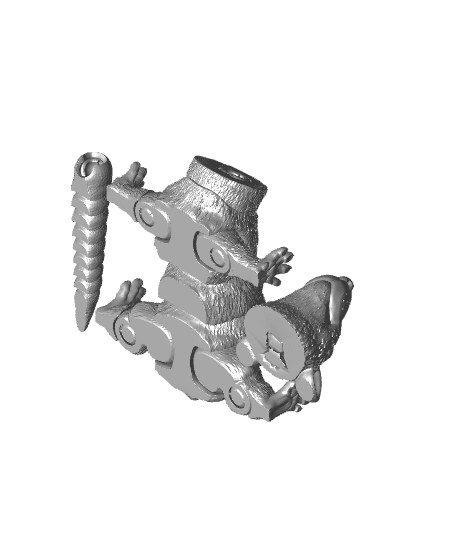 Rat - Articulated Figure 3d model