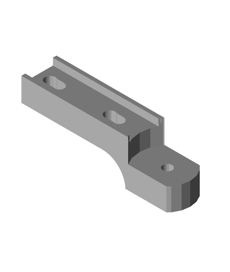 Kingroon KP3 X Axis Linear Rail Mod 3d model