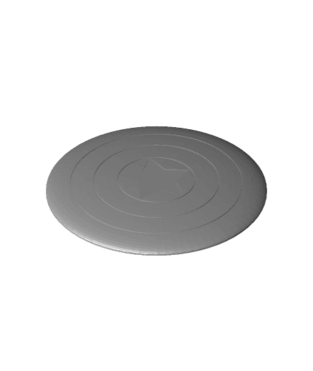 cap's shield (winter soldier) no belt hoops (1).stl 3d model