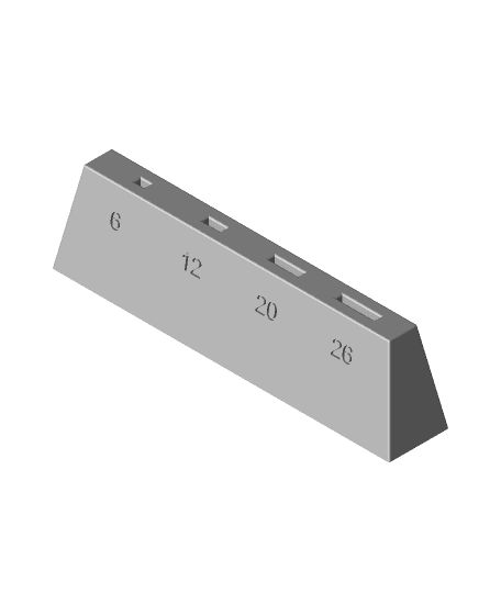 Chisel Rack.stl 3d model