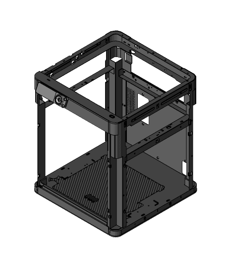 Bambu Lab P1P USB Cable Management Plate 3d model