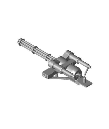 Gatling Shredder 3d model