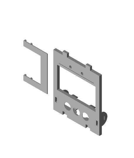 #Gridfinity wall mount light (work in progress) 3d model