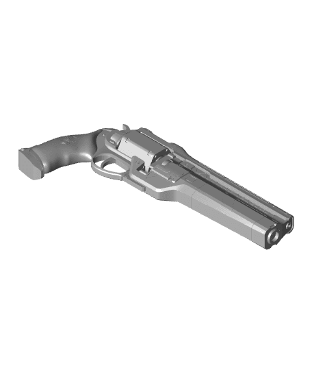 Ace of Spades Hand Cannon - 3D Print Files 3d model