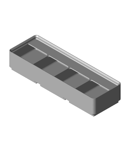 Divider Box 3x1x3 4-Compartment.stl 3d model