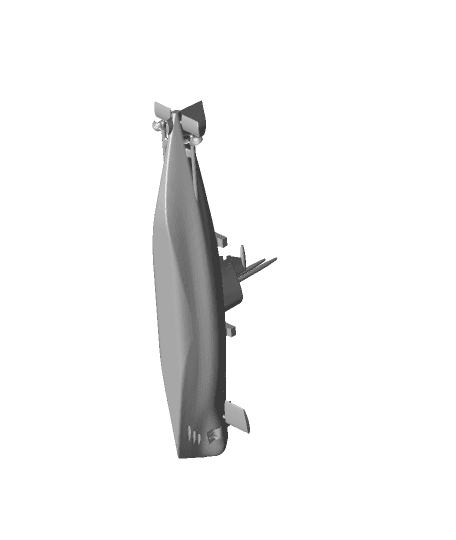 B-39 Russian Submarine  3d model