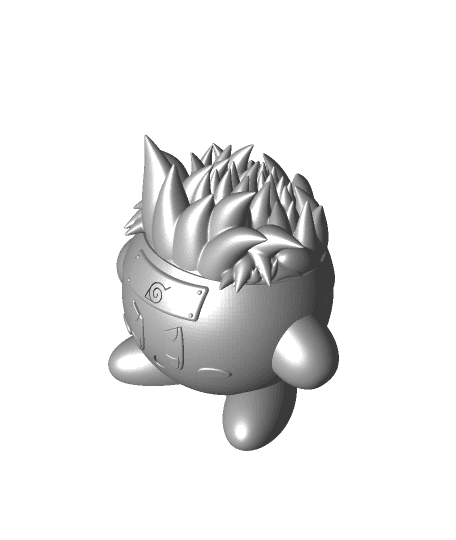 naruto kirby  3d model