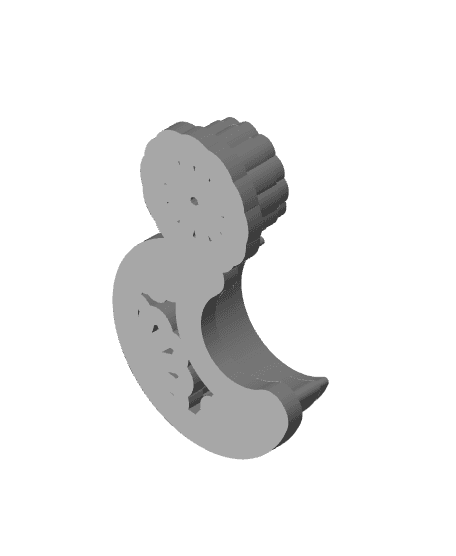 Crescent Moon and Seashell Clay Cutter for Polymer Clay | Digital STL File | Clay Tools  3d model